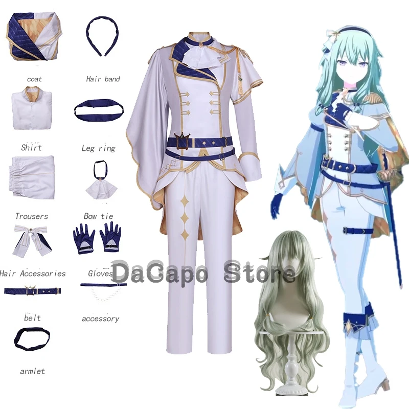 

Project Sekai Kusanagi Nene Cosplay Costume Wig The Power of Regret Pants Knight Style Cosplay Party Wonderland Showtime WS