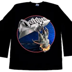 dokken - tooth and nail t-shirt new black short long sleeve t-shirt