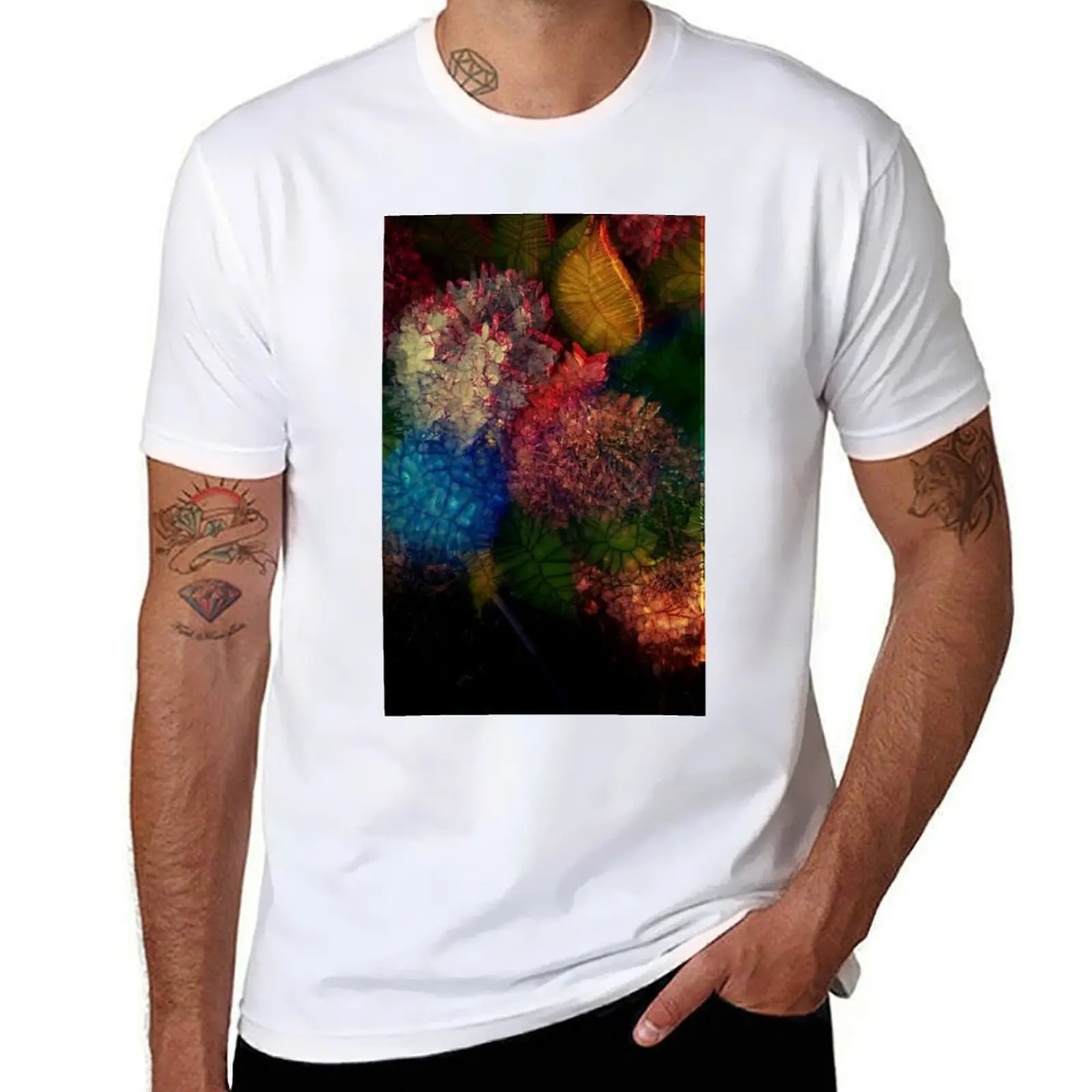 

Scaly Hydrangea T-Shirt t shirts for man pack white anime t shirts for man T-Shirt