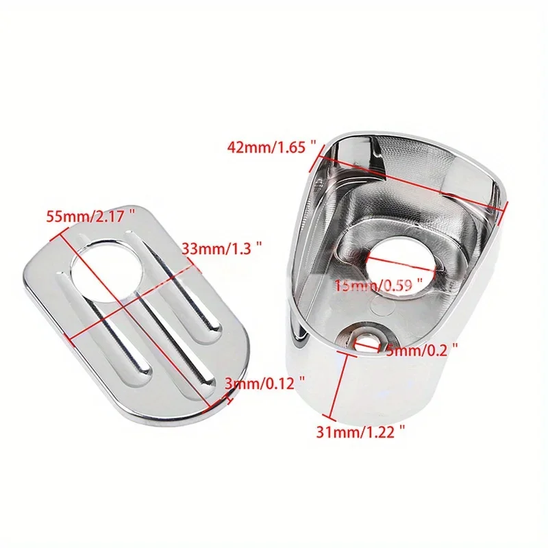 

Universal Motorcycle Lock & Ignition Switch Cover - No Battery Needed for Installation
