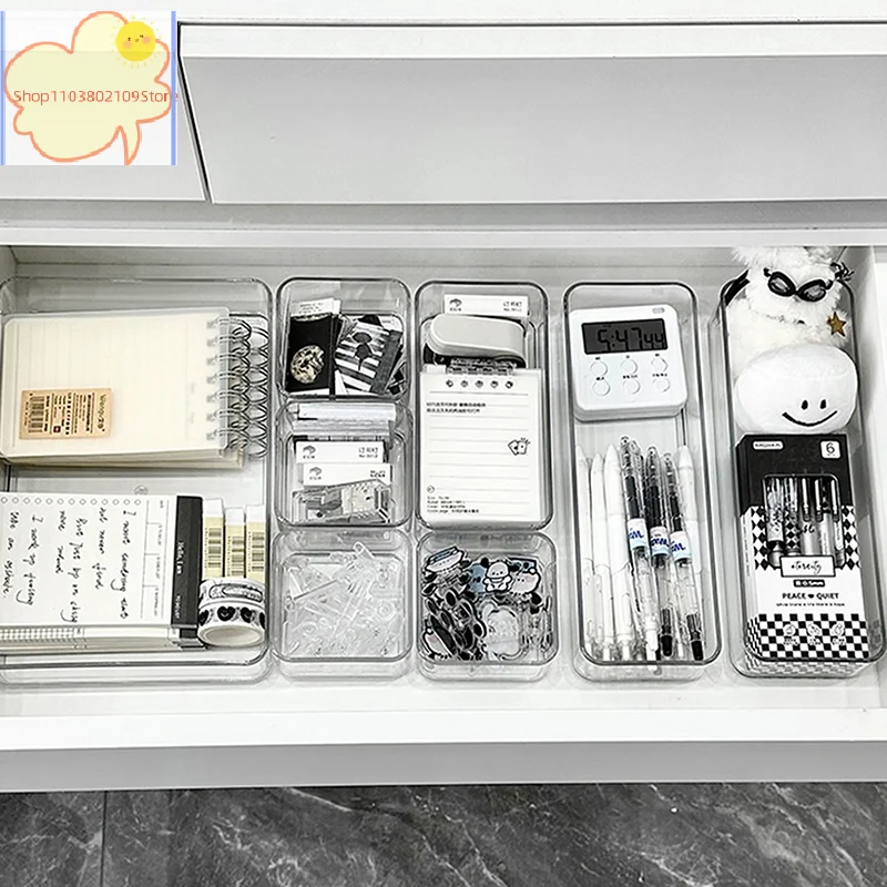 กล่องจัดระเบียบอะคริลิคแบบซ้อน - Drawer Organizer Peg บทวิจารณ์และราคา