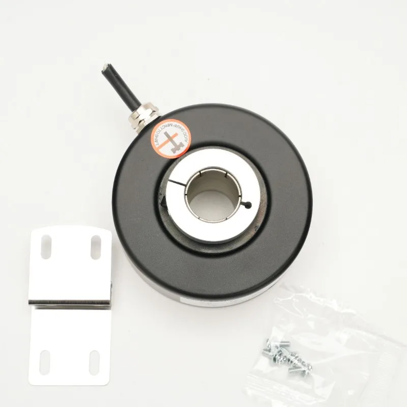 Optical Hollow Shaft Encoder with 20mm 10000 Ppr Resolution NPN PNP PUSH-PULL TTL Output IP50 protection Level