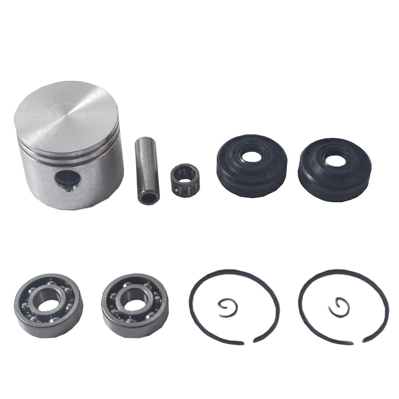 41.1mm Piston With Crank Bearing Kit For Poulan 220 221 260 1950 2150 2250 2450 2550