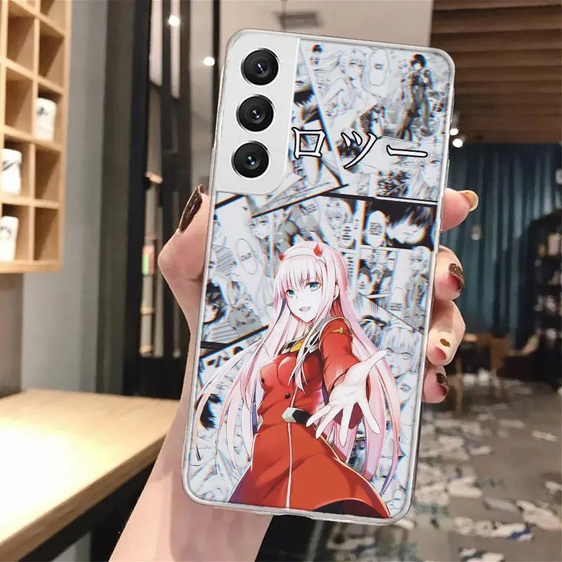 Zero Two Darling In The FranXX Soft Phone Case For Samsung Galaxy M12 M21 M30S M31 M32 Note 20 Ultra 10 Lite 9 8 J4 J6 Plus + M5