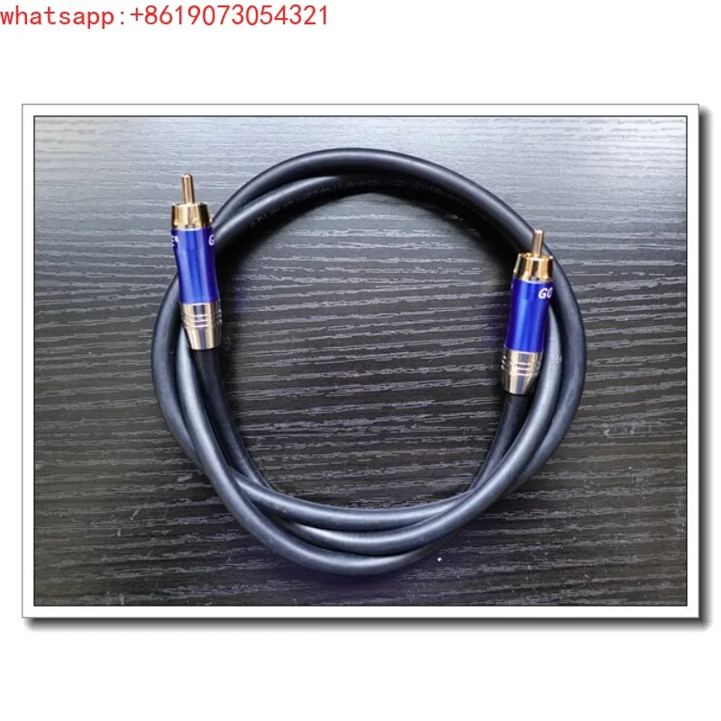 Customized fever coaxial cable with high-quality lotus plug and 128-series coaxial cable