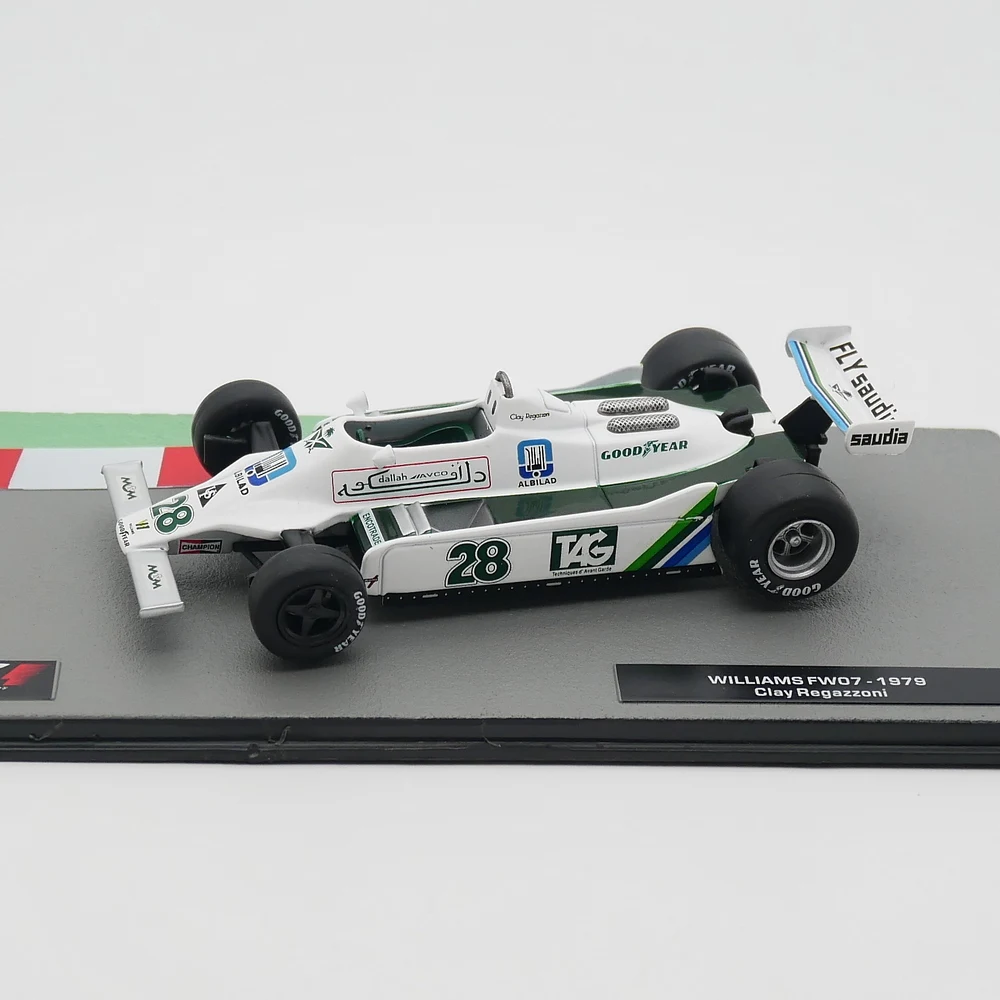 Ixo 1:43 Racing Williams FW07 1979 Jacques Villeneuve Diecast Car Model Metal Toy Vehicle