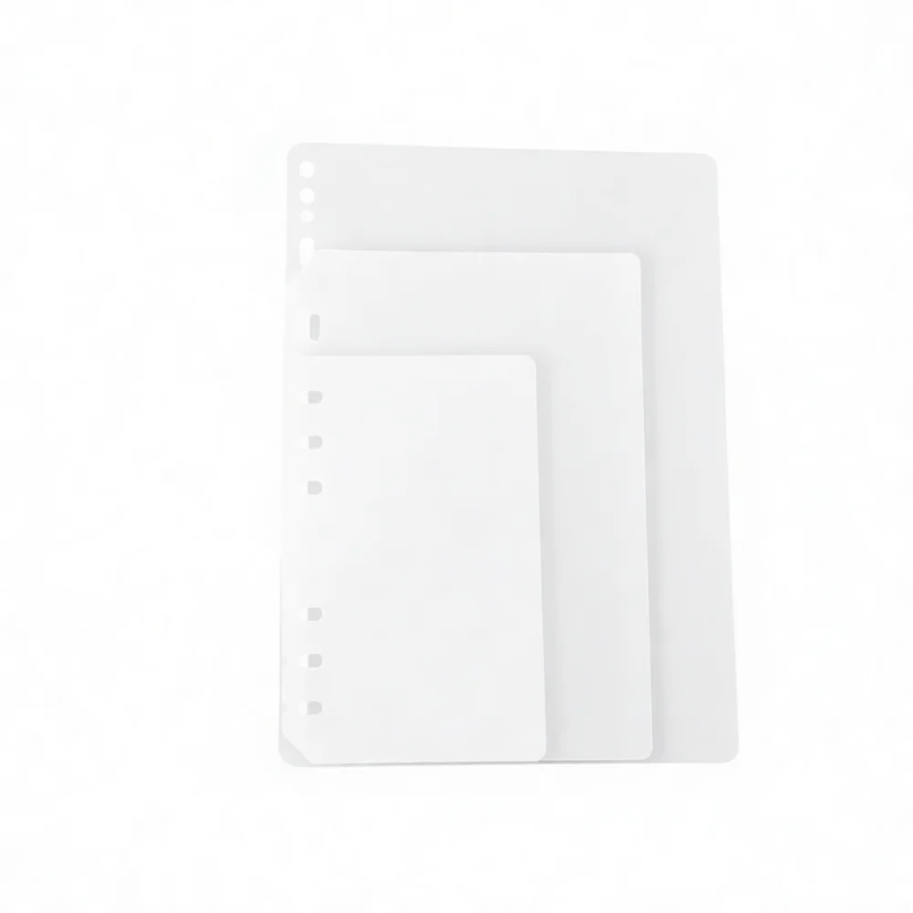 Translucent Loose Leaf Divider Pages Frosted PP Index Tabs For A4 B5 A5 A6 A7 Binder Notebook Filing Stationery Organizer