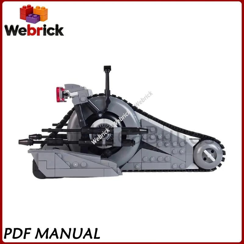 

NR-N99 Enforcer Snail Droid MOC: Конструктор-робот-танк для сборки, научно-фантастический, подарочный набор