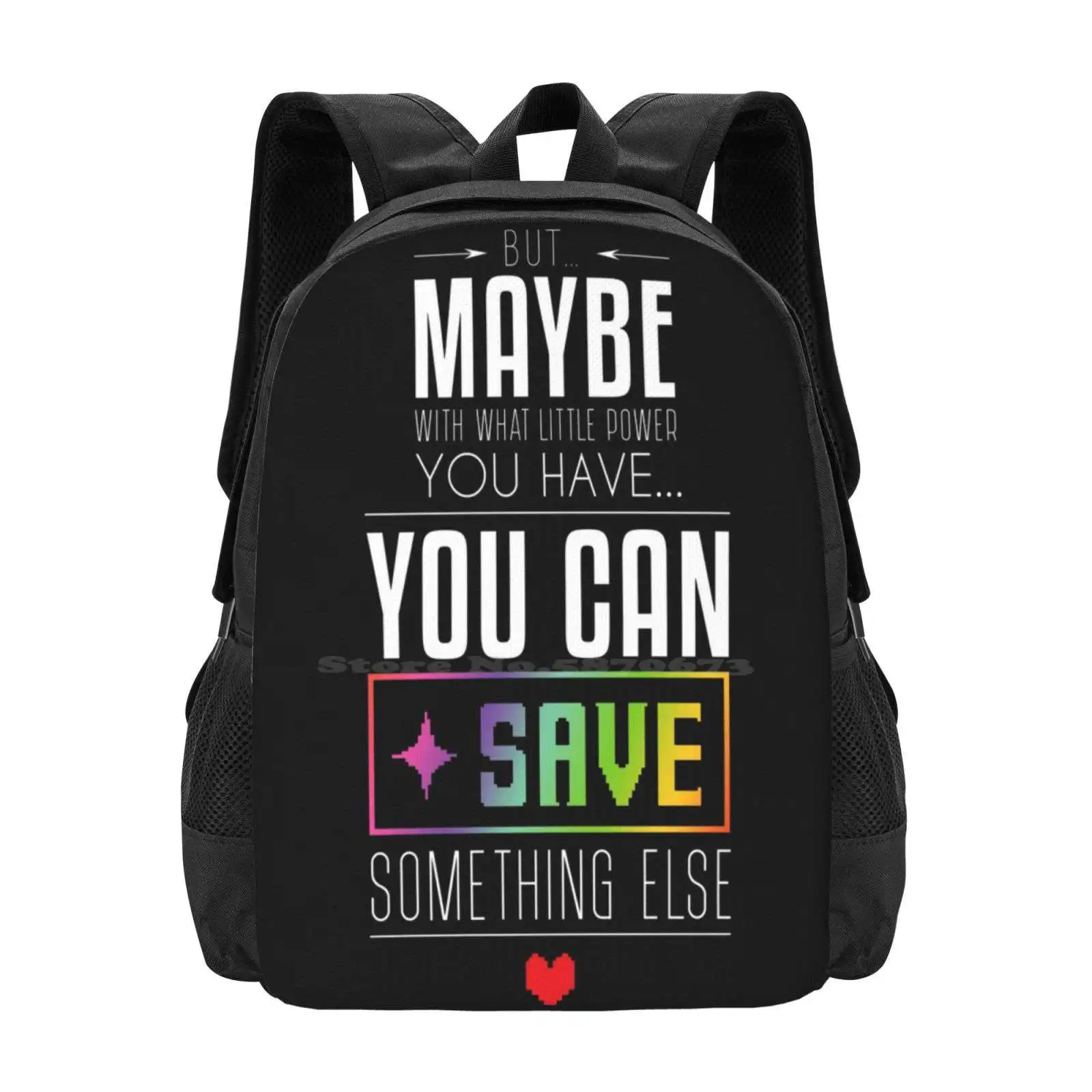 

Может, вы можете спастиете что-то-сесь, школьные сумки для девочек-подростков, дорожные сумки для ноутбуков Undertale Quote Sans Asriel Meme Deltarune