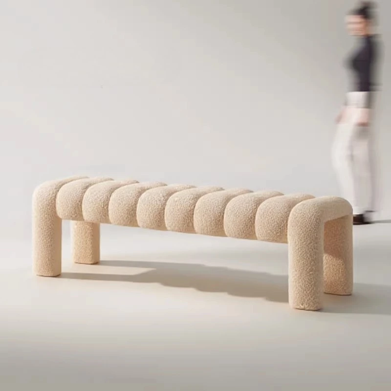 

medieval makeup strip stool long dining stool household bedroom foyer shoe changing stool living room