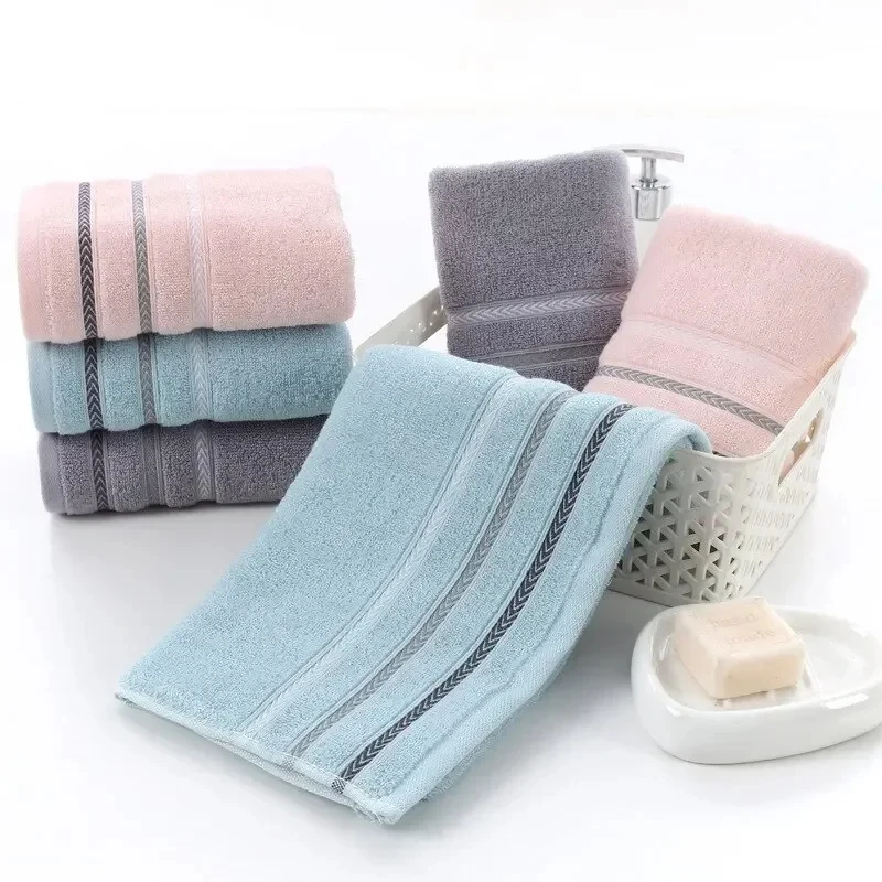 1pc Face Towel Absorbent Pure Hand Face Cleaning Hair Shower Microfiber Towels Bathroom Home Hotel for Adults