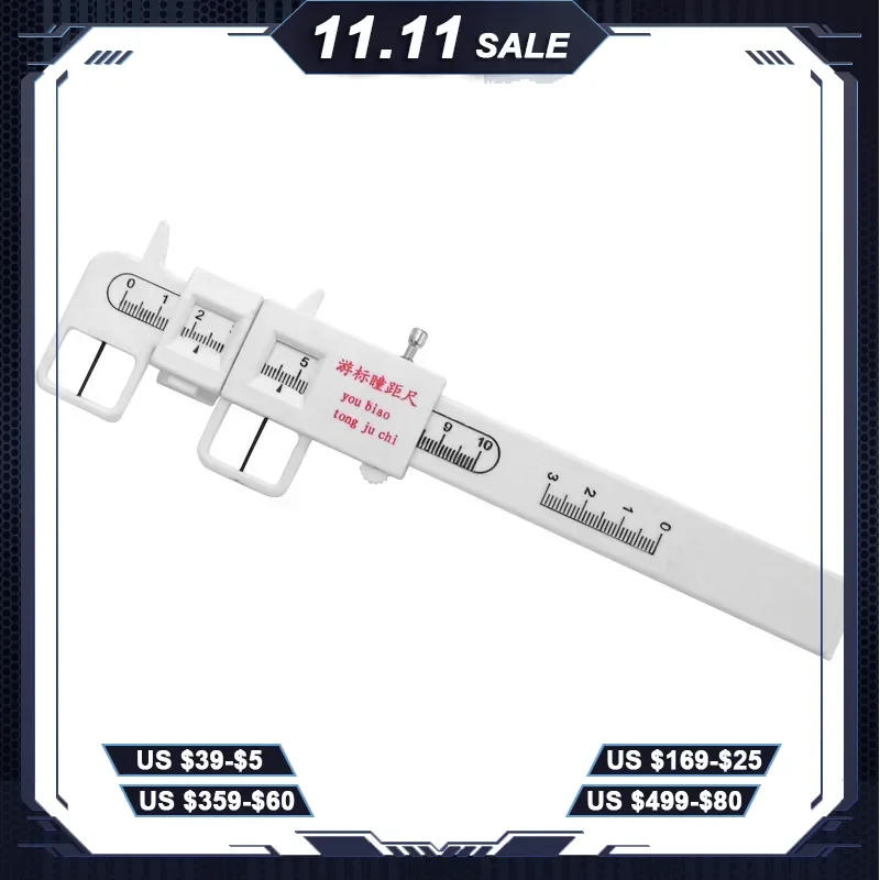 Measure Optical Vernier PD Ruler Pupil Distance Meter Eye Ophthalmic Tool