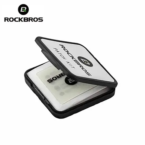 ROCKBROS 자전거 플랫 타이어 수리 키트 도구 접착제가없는 휴대용 고무 태아 수리 자전거 내부 튜브 펑크 패치 수리 도구