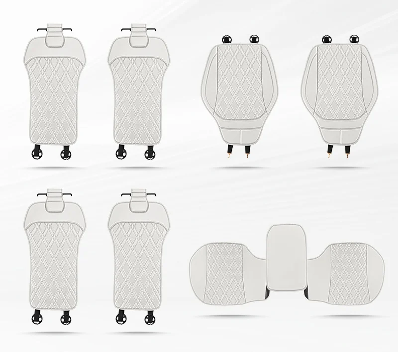 Seven-piece Set New Arrival Five-Seat Car Seat Cover Breathable All-Year Round Neutral Classic Design for Full Car