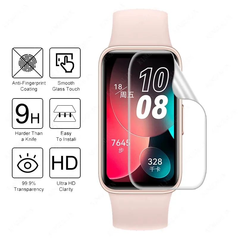 Hydrogel Film for Huawei Band 9 8 7 6 pro Protective Film Smart Band Full Curved Screen Protector for Huawei Band 8 9 Not Glass