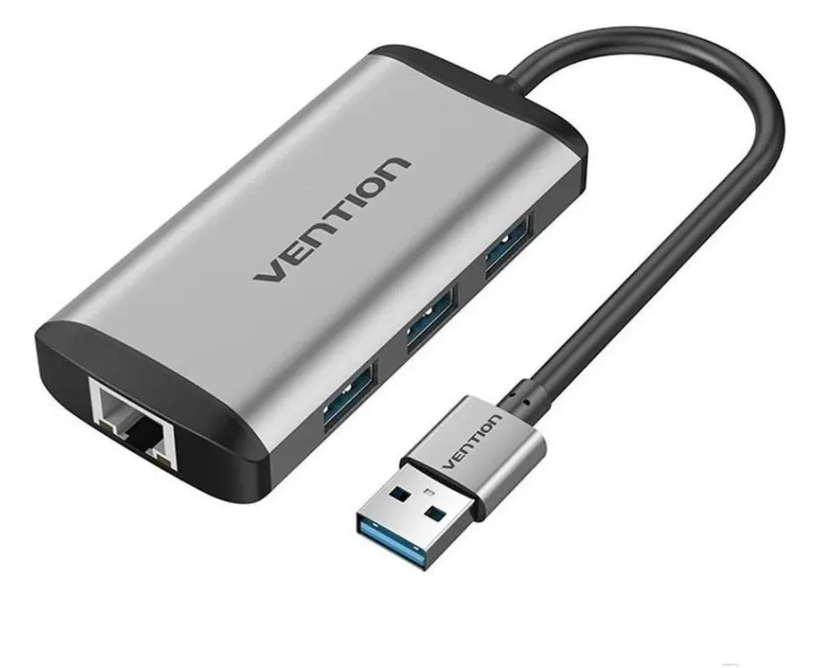 Vention Usb3.0 For Usb3.0 x 3 RJ45 Gigabit Ethernet Hub