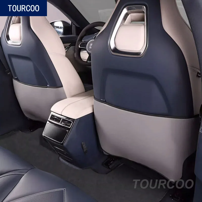 

Для ZEEKR 001 2021-2024 переднее сиденье, задняя защита от ударов, кожаный чехол, модифицированные интерьерные аксессуары