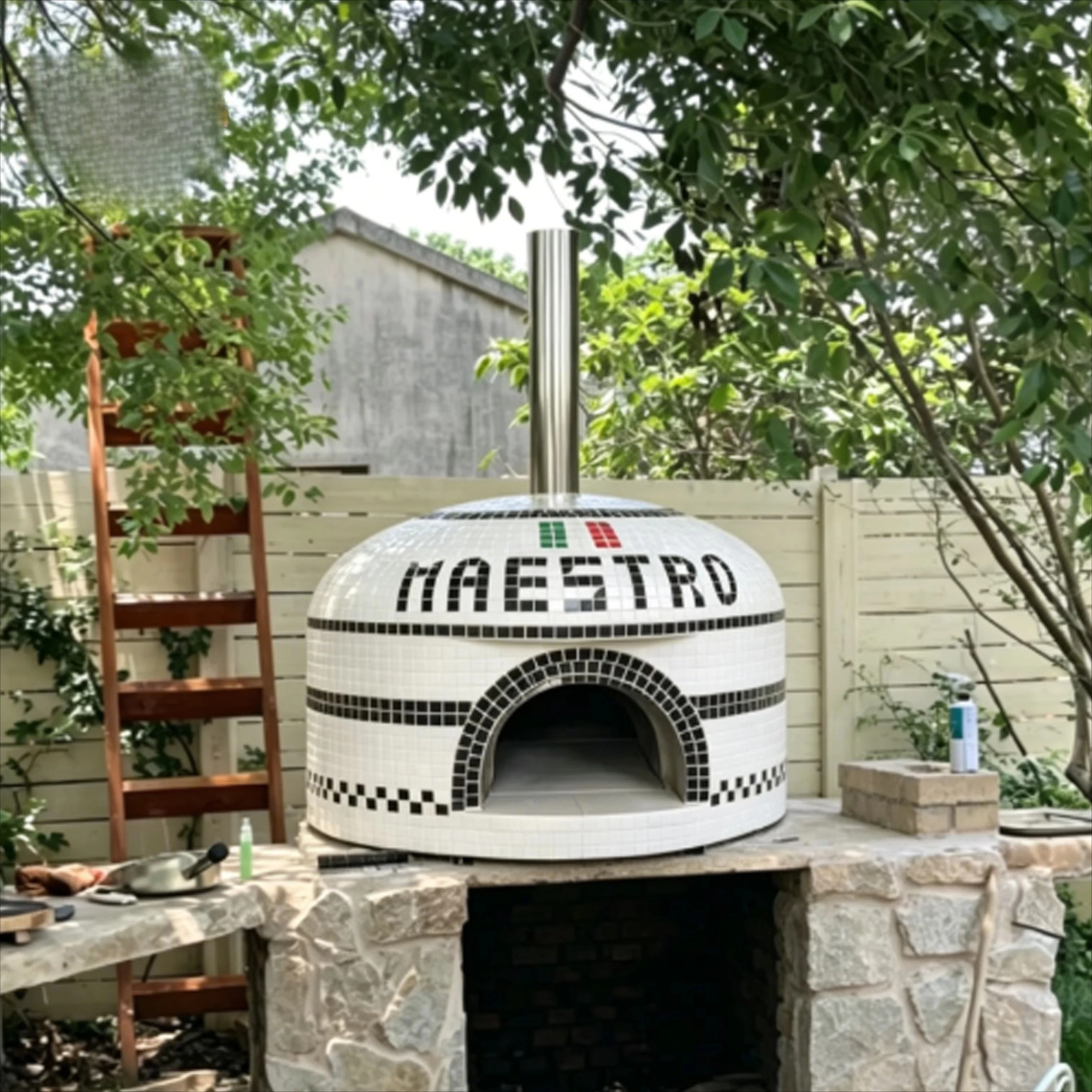 hj-Portable Commercial Outdoor Pizza Oven China Materials Good Price Wood Pellet Pizza Oven for Restaurant@