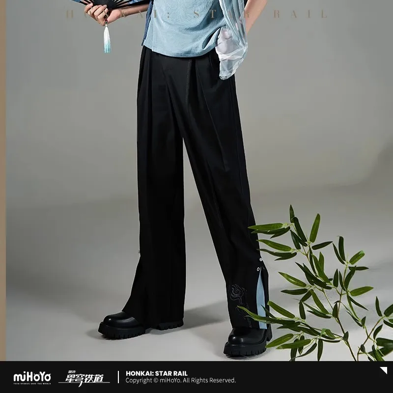 

[Genuine] Feixiao Theme Impression Casual Bottoms Game Honkai Star Rail Cosplay Costumes Men's Long Pants Woman Trousers XS-3XL