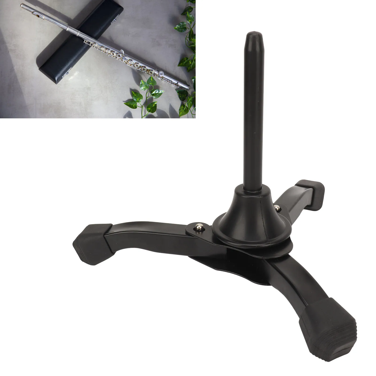 حامل ثلاثي القوائم من الكلارينيت الناي، حامل أدوات الرياح المحمول القابل للطي للمزمار #1