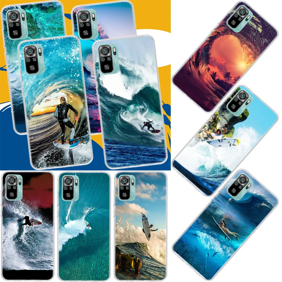 Adventure Surfen Gratis Reistelefoonhoesje Voor Xiaomi Redmi Note 13 Pro Plus 5G Hoes 12 12c 10x 10c 10a 9 10 9T 9c 9a 8a 8 7a 7 6