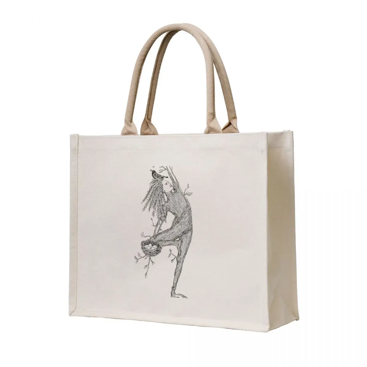 Tree Pose: Root Your Foot Down Tote Bag cute pouch bag university shopper bag bags for women