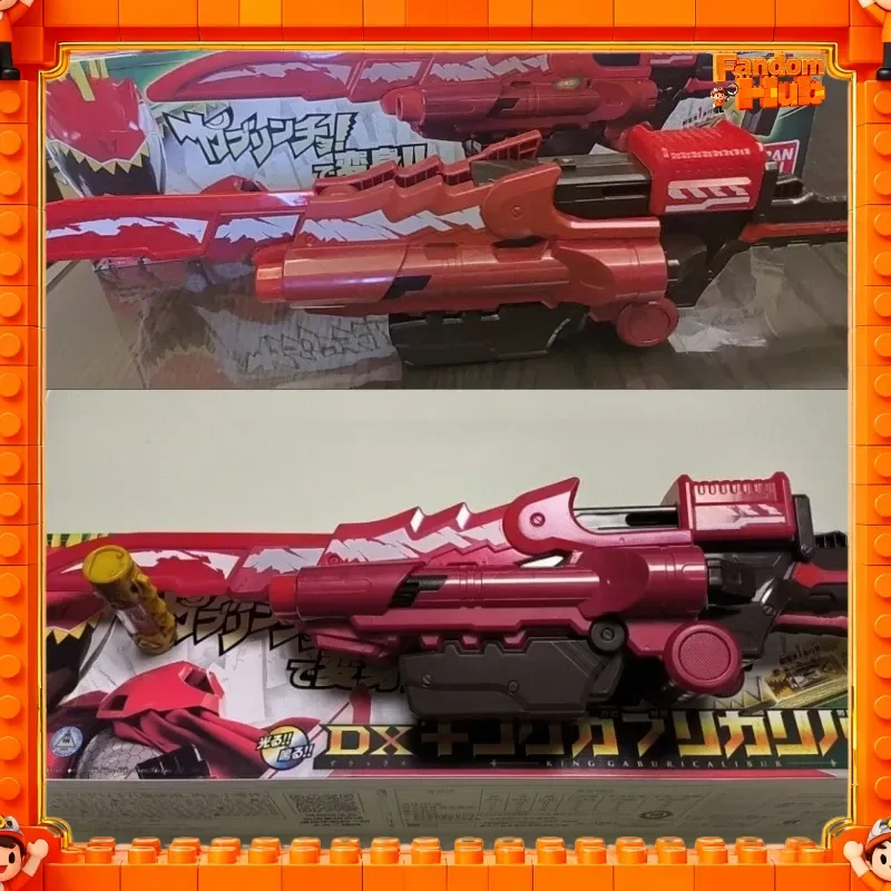 Genuino Bandai Ohsama Sentai King-Ohger Dx Crimson Gaburiber - Gaburiblade y dragón Gaburiblade juguete regalo para fanáticos