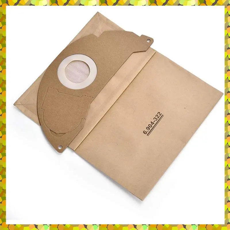 AGLH 20Pcs Vaccuum Filter Dust Bag Colletion Trash Bag 6.904-322.0 Vacuum Bags For Karcher A2004 WD2 Vacuum Cleaner Parts