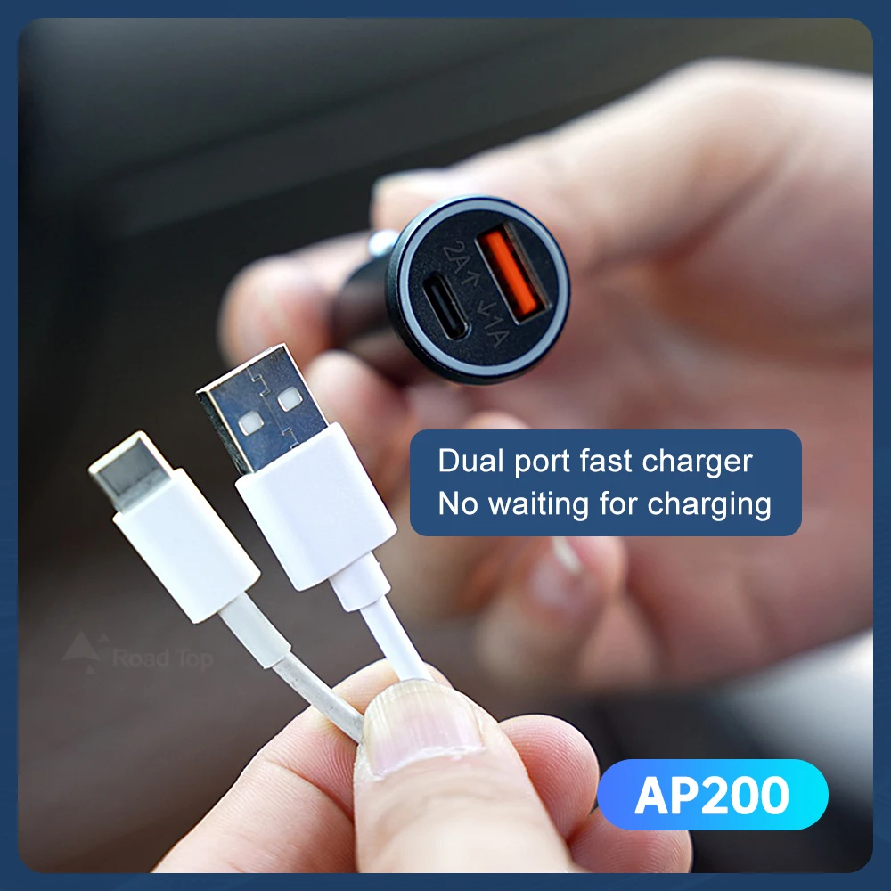 Ap200 Universele Gps Tracker Voor Auto Obd Oplader Sigarettenaansteker Usb Type-C Gps Locator Vind Mijn Officiële App