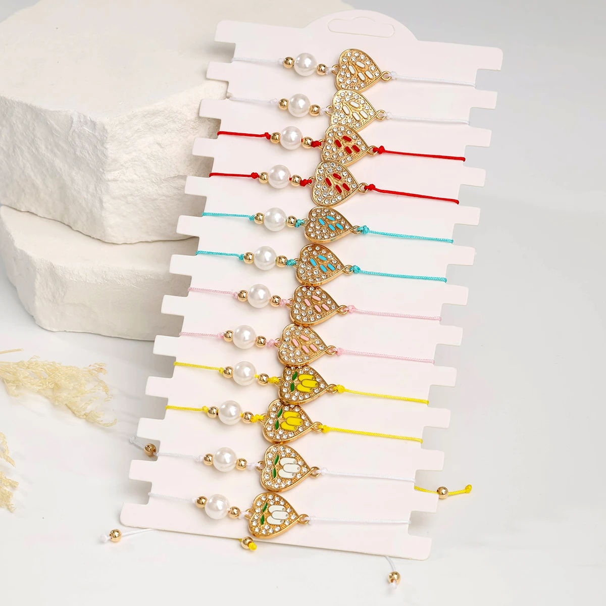 12 Simple and Extremely Simple Imitation Pearl Women's Bracelets