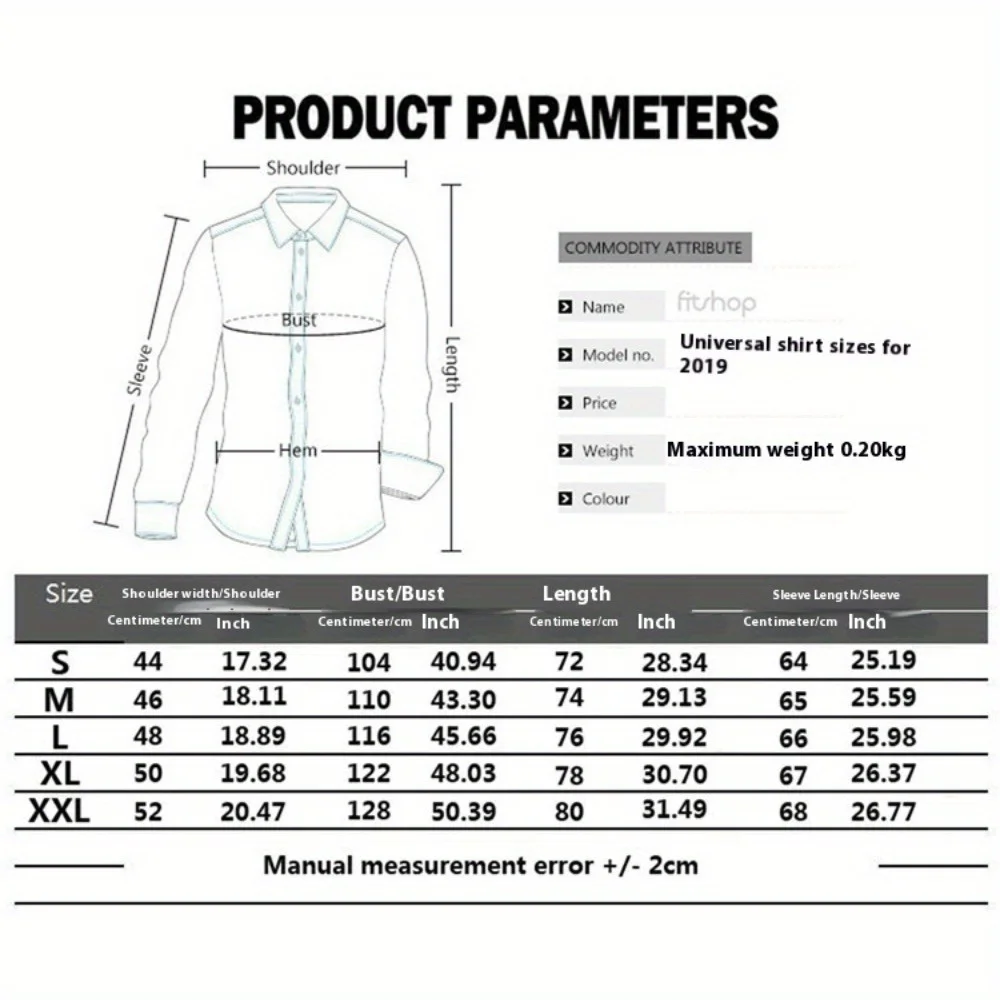 Autumn and Winter Dark Men's Gothic Rivet Long Sleeve Shirt Men's Costume for Dress Up and Cosplay