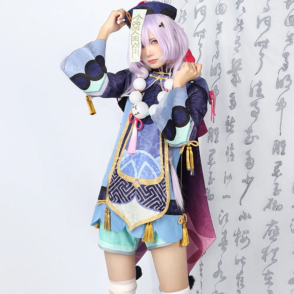 

Qiqi Cosplay Costume Genshin Impact Adult Carnival Uniform Anime Halloween Party Costumes Masquerade Women Game