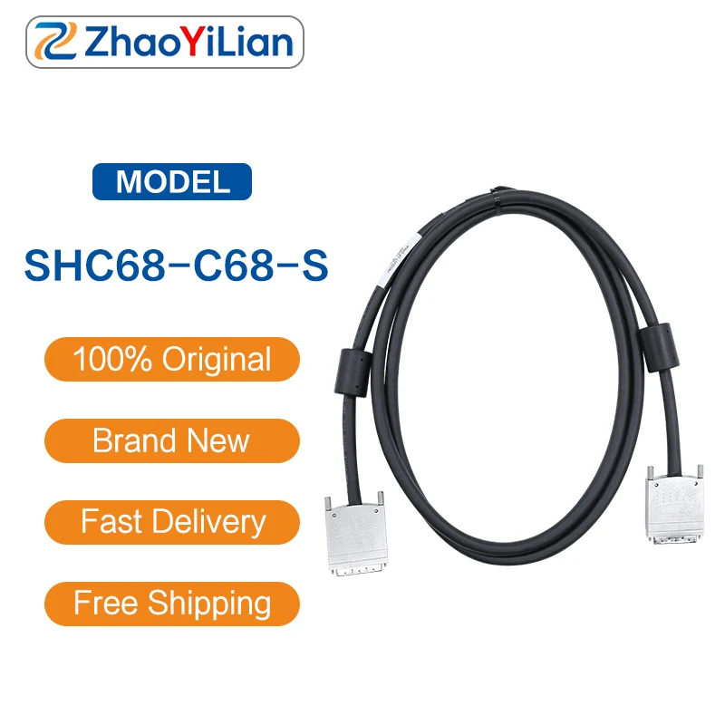 For SHC68-C68-S 68 Pin VHDCI Shielded DAQ Cable Low Noise Twisted Pair Data Acquisition Wire