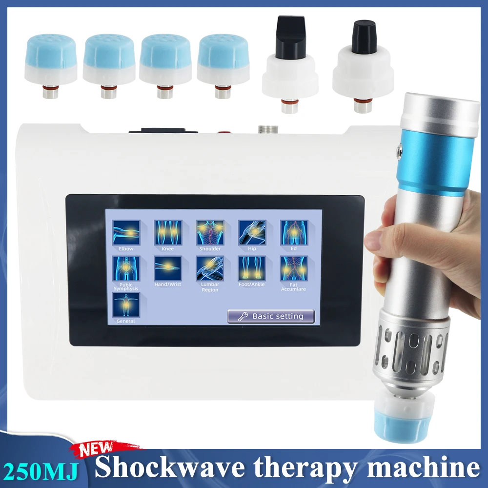 

Shockwave Therapy Machine For ED Treatment 11 Heads For 250MJ Chiropractic Massager Shoulder Waist Pain Reduction 2024 New