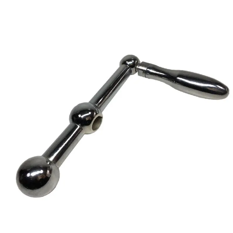 

Three Ball Milling Machine Crank Chrome Steel Mill Handle Fit For Bridgport