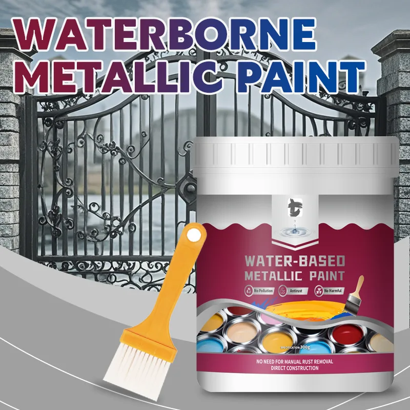 

Краска для преобразования металлической ржавчины на водной основе. Антикоррозийная краска для железной рамы. Восстановление и изменение цвета.