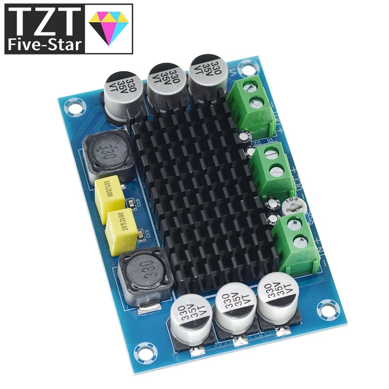 TZT TPA3116 D2 TPA3116DA DC 12V 24V 100W Mono Channel Digital Power Audio Amplifier Board TPA3116D2 Large Capacity Board