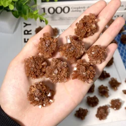1PC Random High Quality Natural Moroccan Flower Cluster Aragonite, Rare Gem Ornaments,Gifts From Family And Friends.
