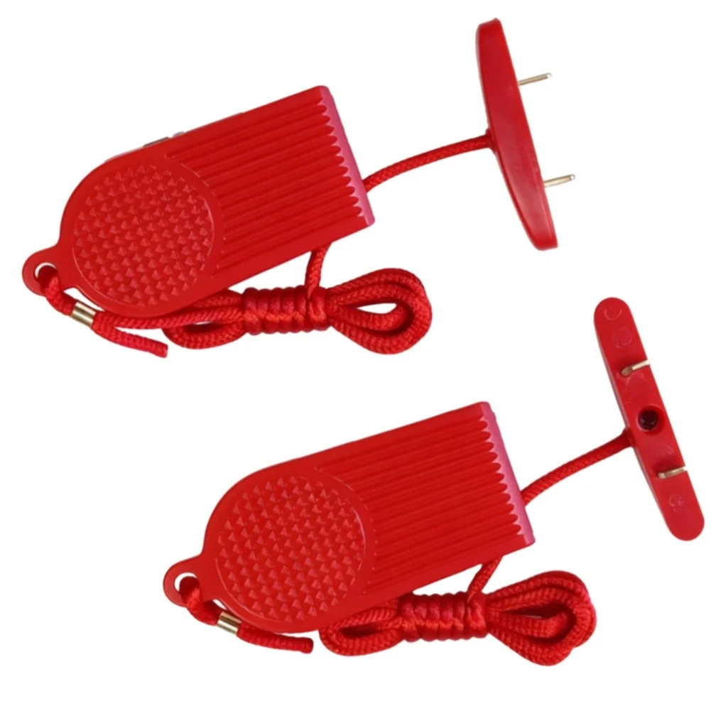 2 Pack Treadmill Safety Key Stop Switch Double Insert Running Machine Key Treadmill Parts Accessories
