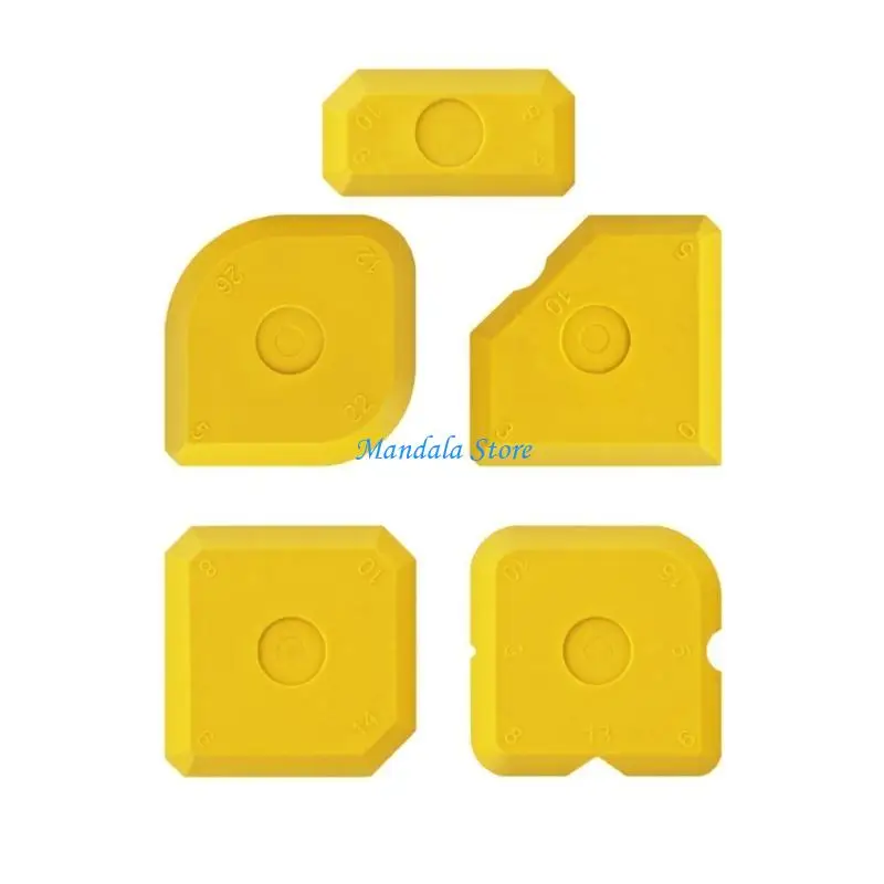 U2JC Silicone Sealant Spreaders Spatula Scrapers For Door Finishings Caulking Tool