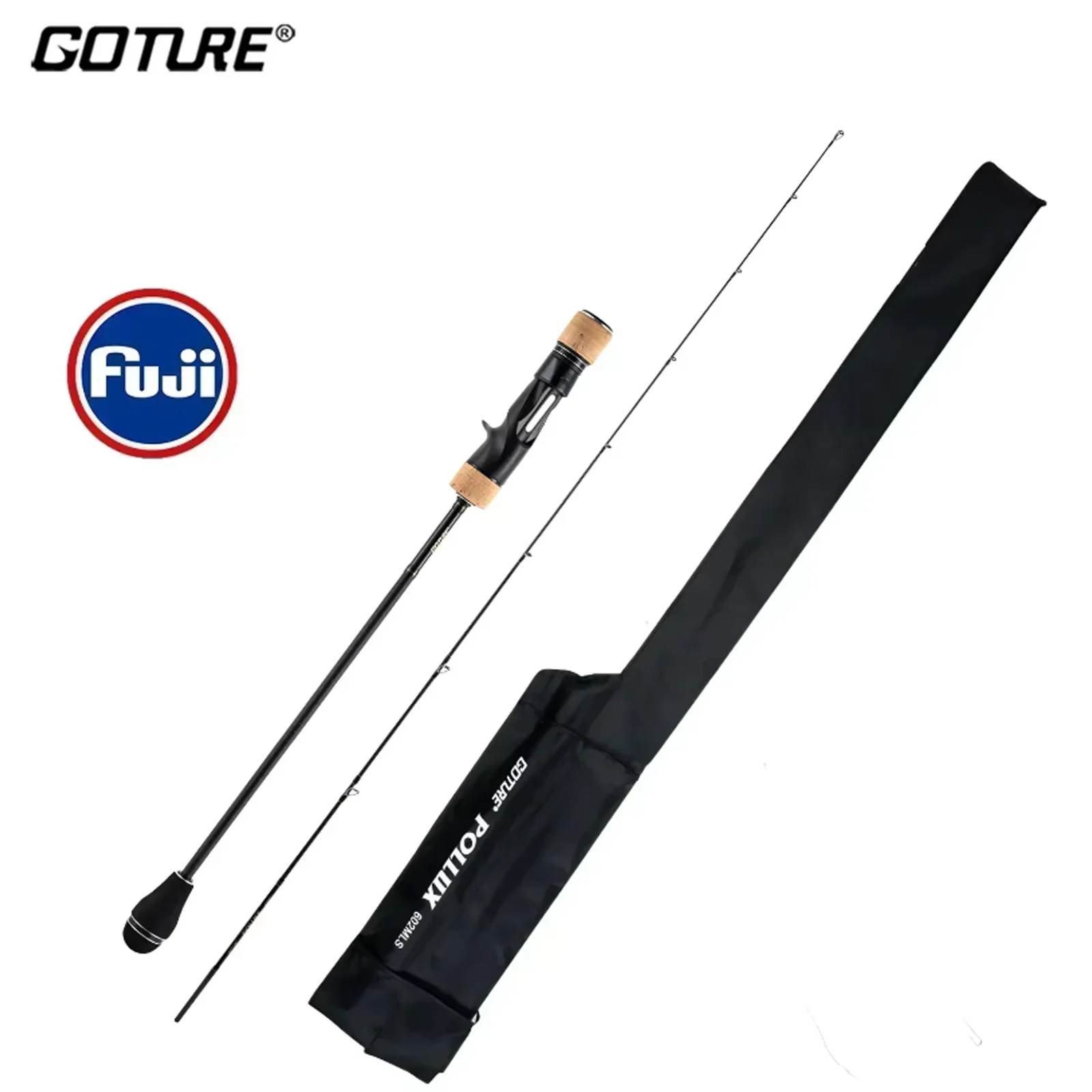 Goture Pollux Slow Jigging Rod 1.83m 1.98m Japan Fuji Ring Flatfish Fishing Rod ML/M/MH Power Fast Action Quality Boat Rod 2024