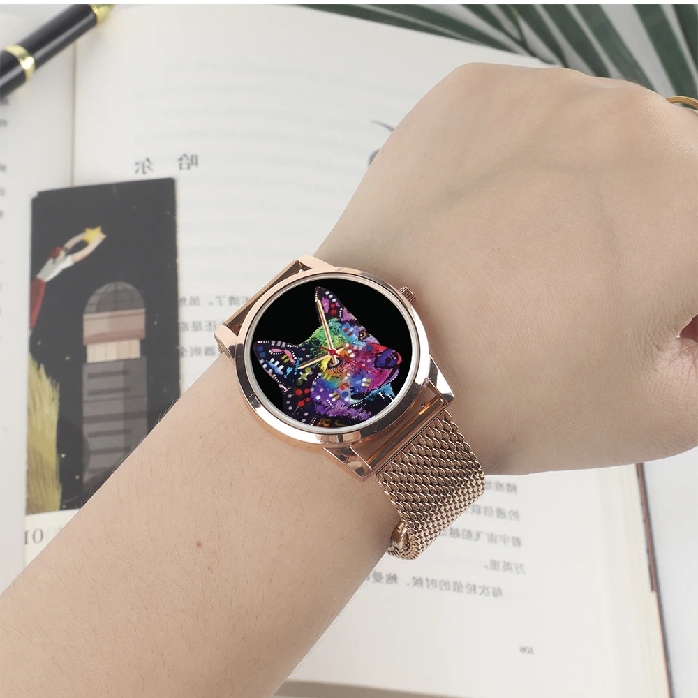 Quartz Movement Woman Watch Universal for Men and Women 45/38 mm Dial Watches Rose Gold Belt Silver Gift Black Souvenir Clock