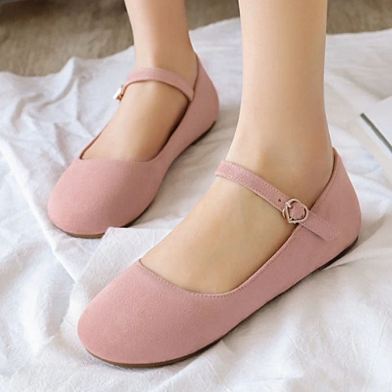 

Весенние женские туфли на плоской подошве, 2026, повседневные элегантные абрикосовые розовые лоферы на плоской подошве, обувь для девочек, повседневная танцевальная обувь с ремешками на щиколотке, женская обувь