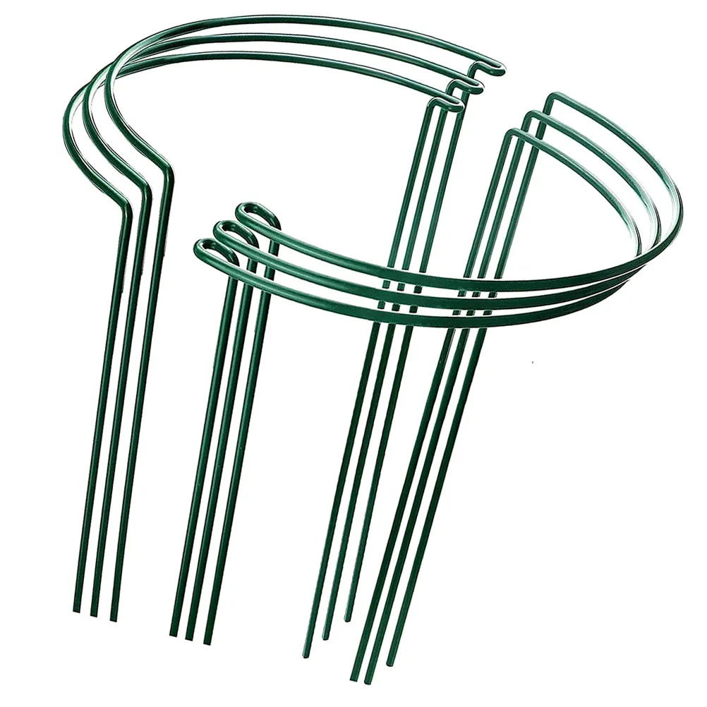 

Набор из 6 штук: Изысканные полированные железные опоры для растений, натуральный дизайн, прочная защита от ветра и дождя для вьющихся растений, овощей и цветущих культур