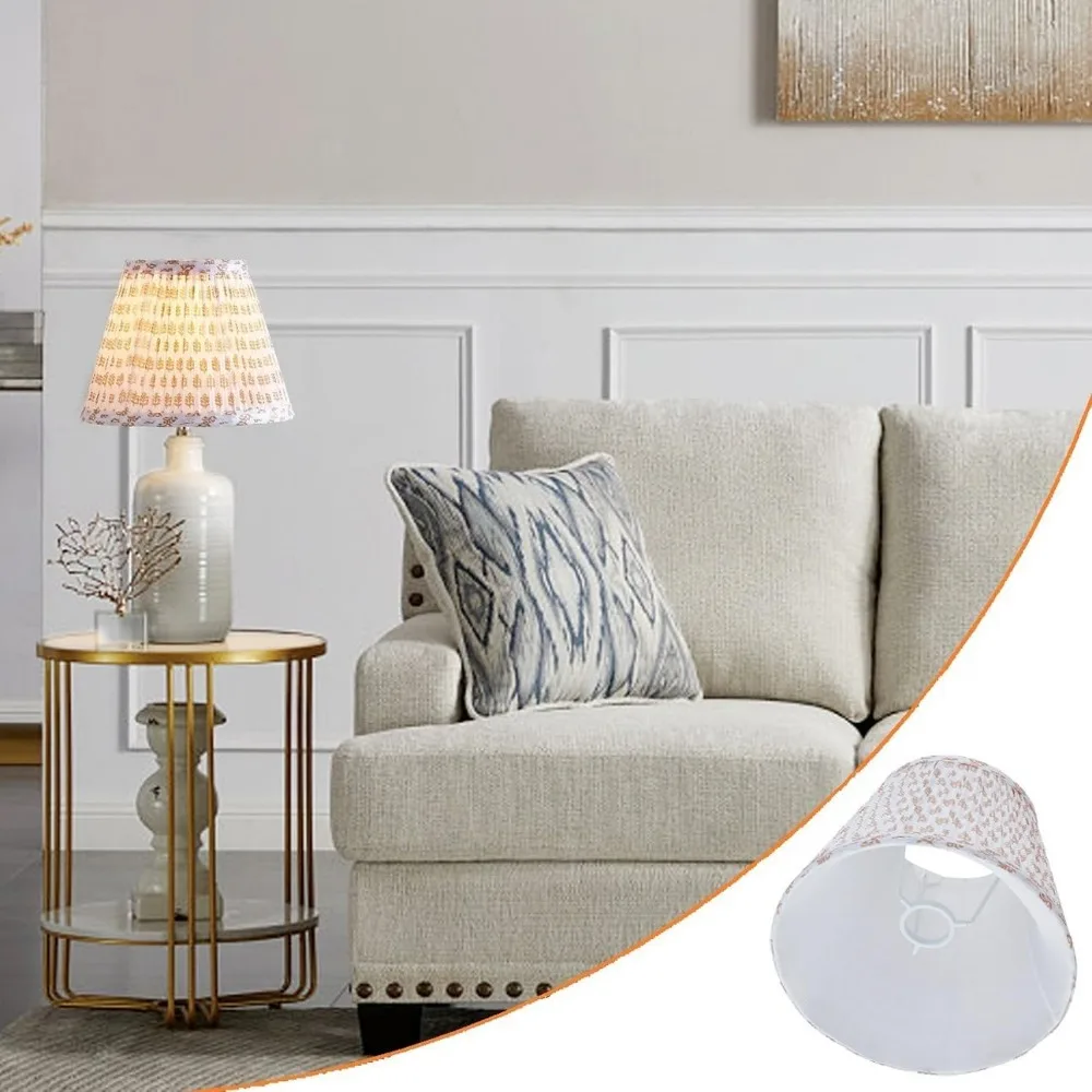 uno lamp shade,drum pleated lamp shades 5" top x 9" bottom x 7" slant height,barrel small replacement lampshade (uno fitter), fa