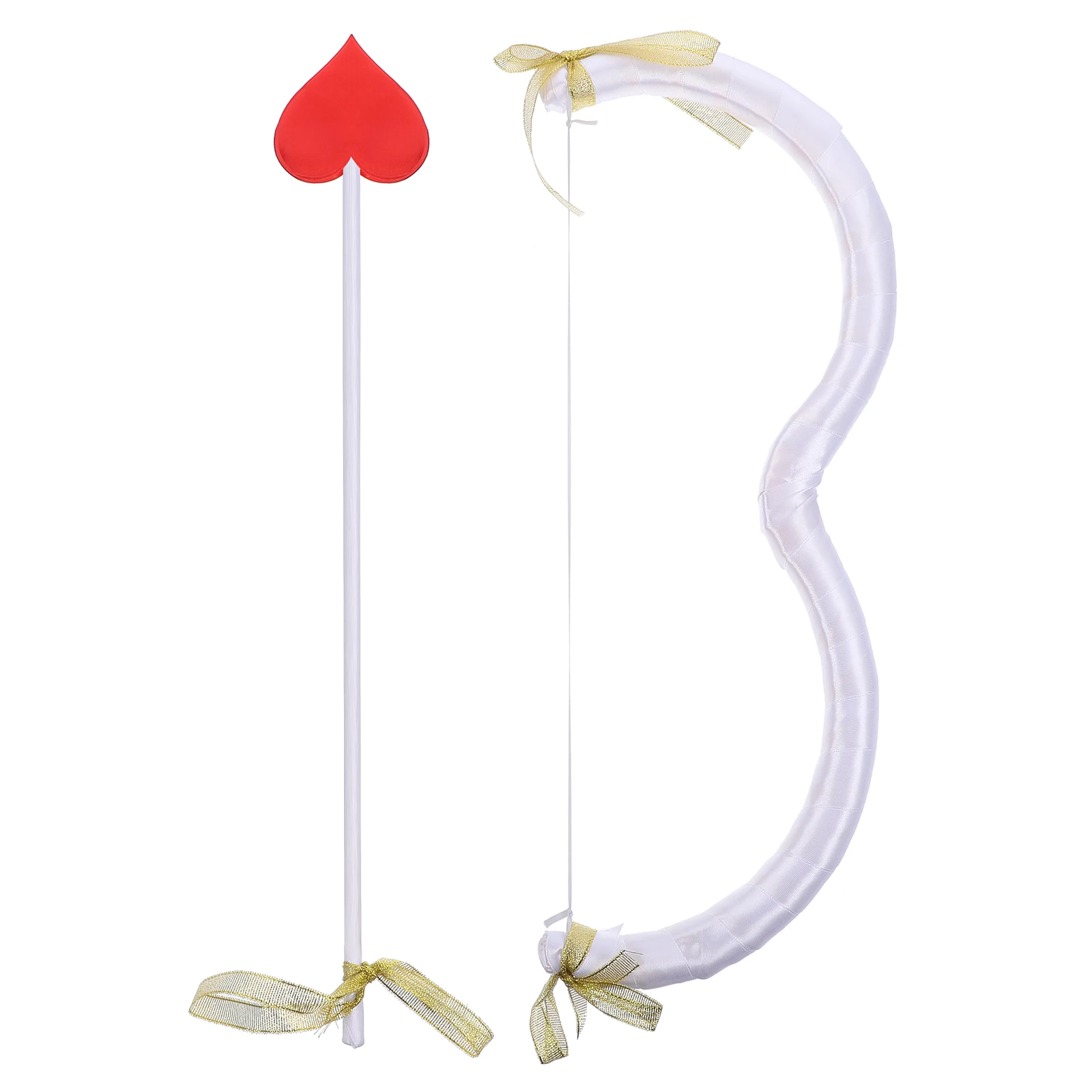 

1 set Cupid Arrow Props Bow Foam Photo Valentine Cosplay Stage Performance Decorative Safe Reliable Lightweight Compact Storage