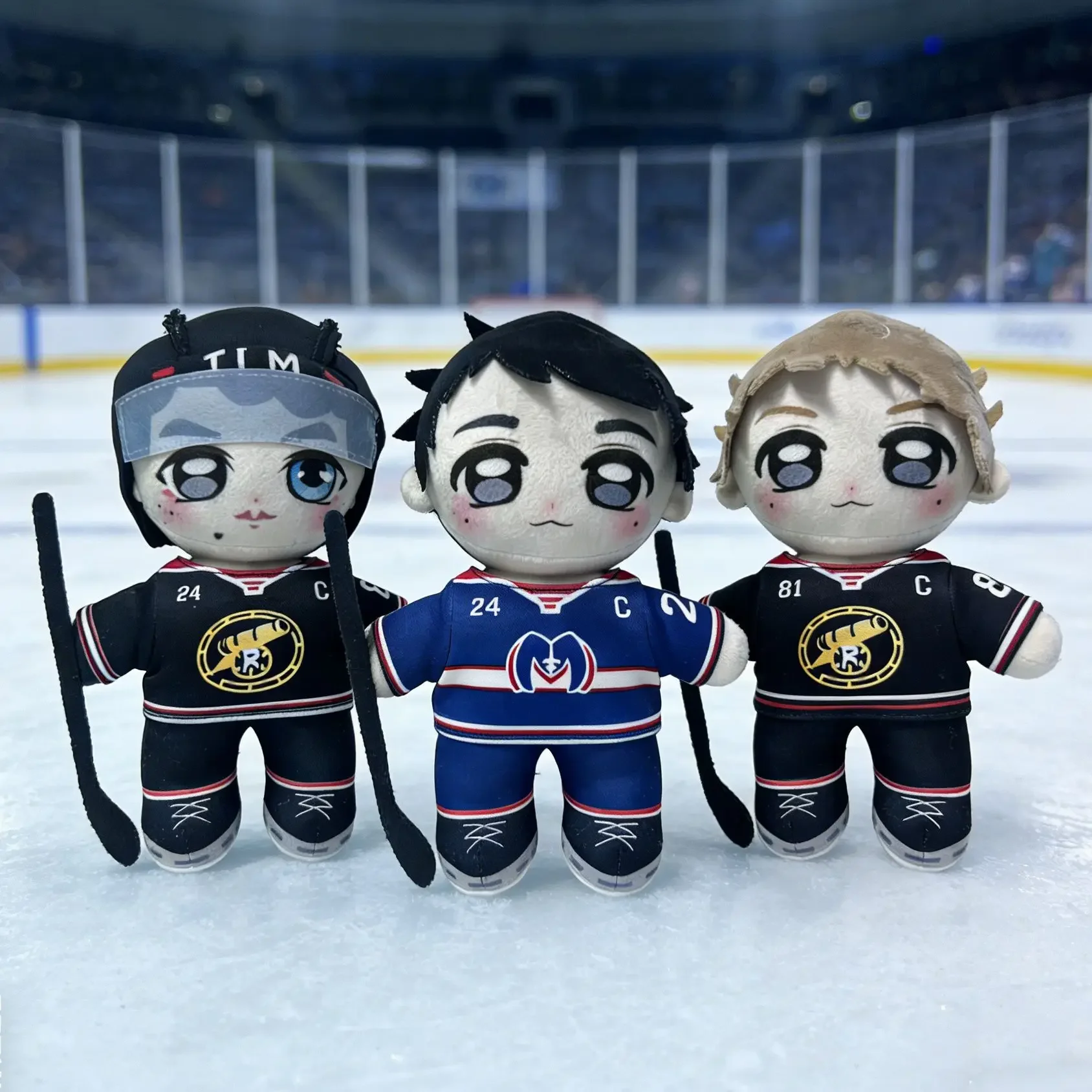 

New Heated Rivalry Plush Doll Ice Hockey Anime Peripherals 25cm Shane Hollander&Ilya Rozanov Soft Stuffed Toys Fans Gifts