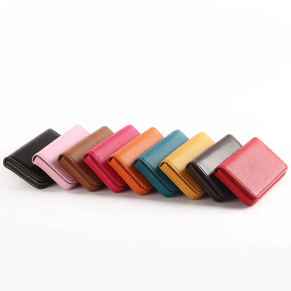 Fashion Woman Holder Wallets & Holders PU Leather Creative Money Clips Wallet Card Holder Business Card