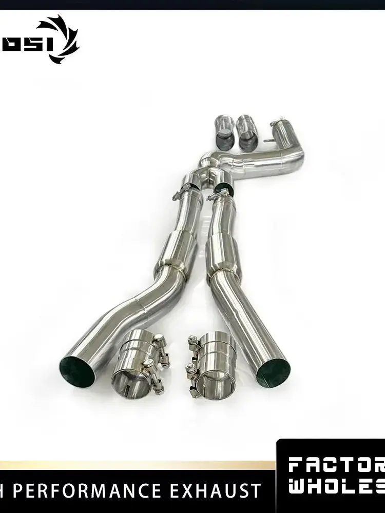 

Средняя выхлопная труба для BMW M240 G42 3.0T 2019-2023, высокопроизводительная модификация выхлопной системы, идеальная установка