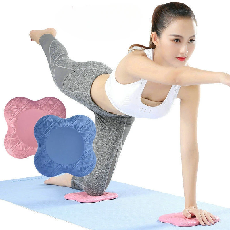 Verdicken Yoga Knie polster Kissen Handgelenk Hüften Hände für Bein Arm Ellbogen Balance Übung Fitness Pilates Yoga Matte Plank Tpe Matte